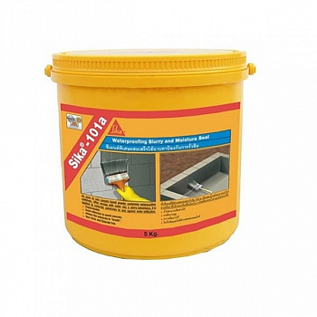 Смесь гидроизаляционная сухая Sika-101а ведро 5 кг