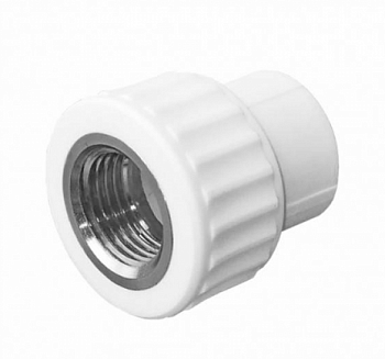 ПП Муфта комбинированная с внутр.рез. 32х1 1/4", белый РТП(150/15)