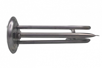 ТЭН RF 1500W, ИТА, SN, нерж, Ø82, М6, клеммы под разъем, L165мм, горизонтальный