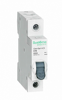 Автоматический выключатель Systeme Electric 1Р  16A (C) 4.5kA City9