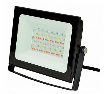 ULF-F60-30W/RGB IP65 200-240В BLACK Прожектор светодиодный. Мультиколор. Пульт ДУ (в/к). Корпус черн
