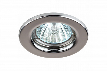 ST1 CH Светильник ЭРА штампованный MR16,12V/220V, 50W хром (100/3000)