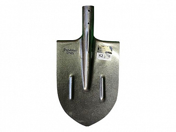 Лопата штыковая, рельсовая сталь, 1.5х300х210 мм, S506, без черенка
