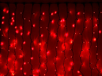 Гирлянда 240LED 3*2м ЗАНАВЕС КРАСН.