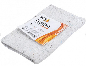 ТРЯПКА ДЛЯ ПОЛА  50*60 СМ "ЭКОНОМ" (1/50) "РЫЖИЙ КОТ"