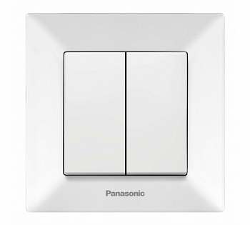 Panasonic Arkedia Выключ. 2кл бел