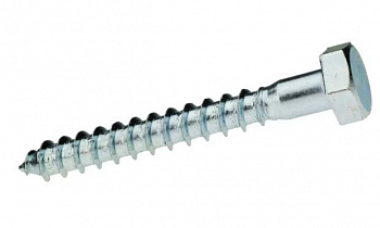 Шуруп 10х150 шестигр, оцинк. DIN 571