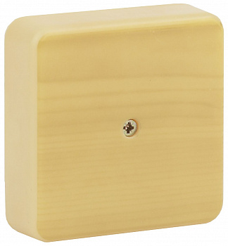 ЭРА Коробка распаячная 100х100х30 (без клеммы) сосна IP40 ЭРА (50/1500)