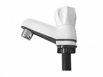 Кран пластиковый водоразборный 1/2" нар., AV Engineering, арт.AVZAP-P12