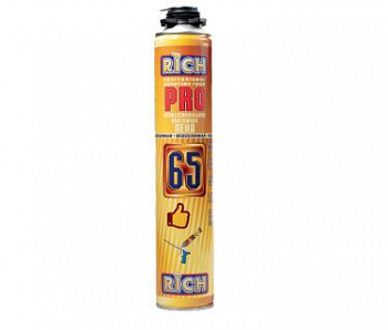 Монтажная пена Rich 65 Pro профессиональная 950 гр. Всесезонная