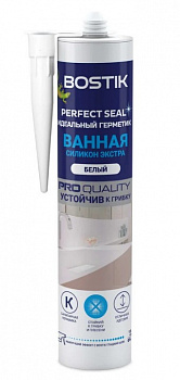 Герметик силиконовый для ванной Bostik Perfect Seal Экстра белый 280 мл.,