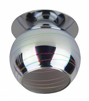 DK88-1 Светильник ЭРА декор  "3D горизонт" G9,220V, 35W, серебро/мультиколор (50/700)