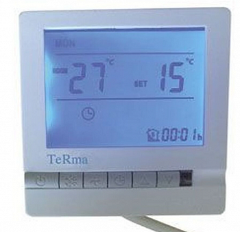 Терморегулятор (Термостат) для теплых  полов LCD. TeRma (33907)