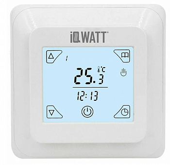 Терморегулятор (Термостат) IQ THERMOSTAT TS (белые) (с сенсорным дисплеем)