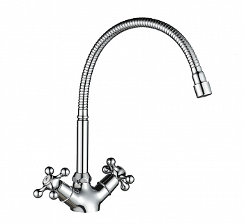Смеситель для кухни с гибким изливом RASSVET, RAS02-180 WesnART