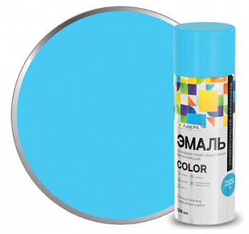 8300179 Эмаль аэрозольная Лакра Color универсальная  Светло-голубой 19