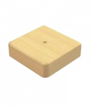 Коробка разветвительная для открытой установки с контактной группой УПр 100*100/25.2.3. (Сосна)