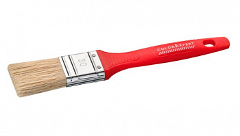 COLOR EXPERT 81285099/81285002 кисть д/ ВД красок,смеш щет,красная пласт. руч. (50мм х 14мм)