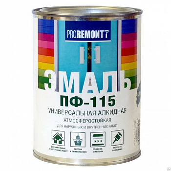 Эмаль ПФ-115 PROREMONTT Мятный  RAL 6027 0,5кг Л-С