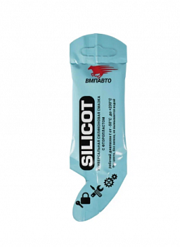 Смазка силиконовая SILICOT 10г. стик-пакет /2303/ универсальная с фторопластом(уп.100шт.)