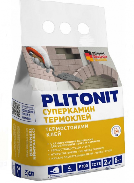 СуперКамин ТермоКлей Плитонит 5 кг (1/4/168)