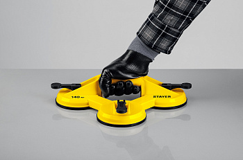 STAYER  MAXLift, 140 кг, тройной пластмассовый стеклодомкрат (33718-3)