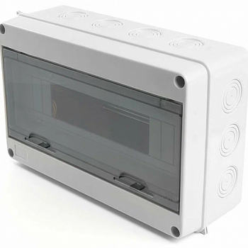 Бокс настенный 15 модулей, пластик, IP65, EBX50-1/15-65