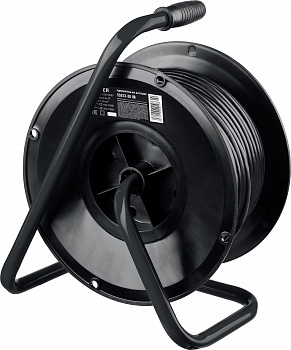 STAYER  S-207, ПВС, 2 х 0.75 мм2, 30 м, 2200 Вт, удлинитель на катушке (55073-30)