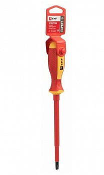 EKF Expert отвертка диэл. шлицевая SL6.5x150 мм 1000В sl-6.5-150-exp-in