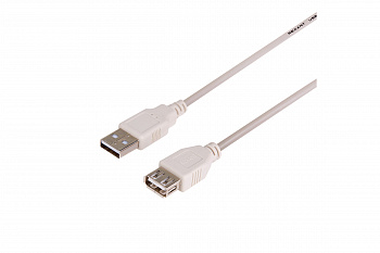 Шнур штекер USB - гнездо USB 1,8м REXANT