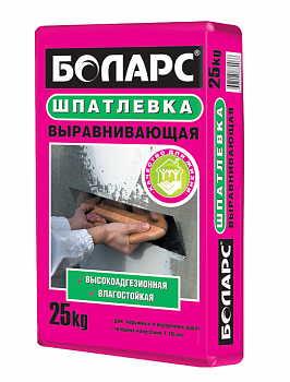 Шпаклевка Боларс выравнивающая цементная, 25 кг (48шт/под)