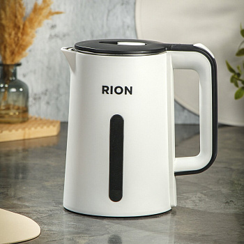 Чайник электрический Rion, CX-K205-18, 1.8 л, 1500 Вт, ск нагр элем, сталь, пластик