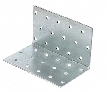 Крепежный уголок равносторонний KUR  60x60x 80 - 1 шт. SteelRex