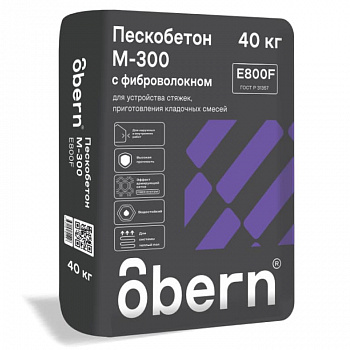 Сухая смесь М-300 OBERN с фиброй 40кг.