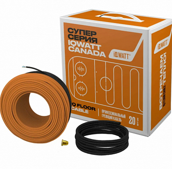 Греющий кабель IQ FLOOR CABLE(20 Вт/м2), 42,5 m