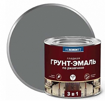 8300087 Грунт-эмаль 3 в 1 PROREMONTT серая 1,7 кг