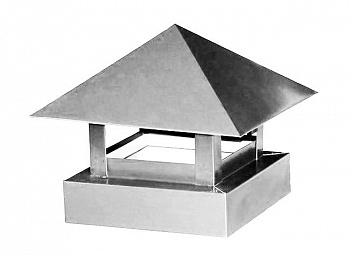 Дымник на трубу 0.4*400*400 Zn