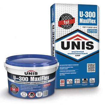 U-300 MaxiFlex клей плиточный 5 кг Юнис