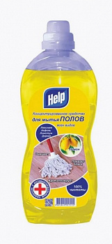ХЕЛП 1000 г Средство д/мытья полов Лимон 12*10