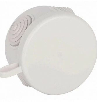 Коробка расп. для о/п, D=60мм, Н=40мм серая 4 ввода IP55 ТУСО (6/180)