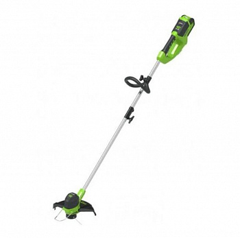 Триммер аккумуляторный Greenworks G40LTK4, 40V, 30 см, с 1хАКБ 4 Ач и ЗУ