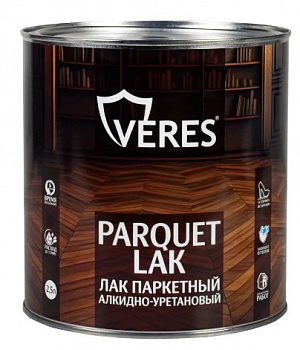 ВЕРЕС ЛАК ПАРКЕТНЫЙ П/МАТОВЫЙ  2,5 Л (4) "VERES"