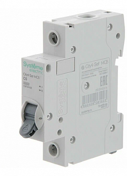 Автоматический выключатель Systeme Electric 1Р  6A (C) 4.5kA City9 