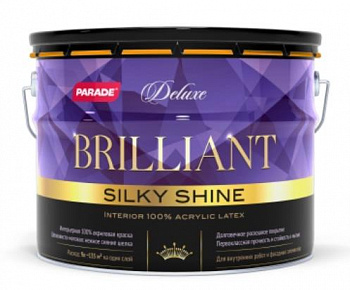 Краска интерьерная PARADE DELUXE Brilliant  silky shine База А 0,9л Россия