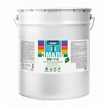 Эмаль ПФ-115 PROREMONTT Бел.мат. 20кг Л-С