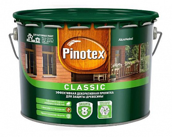 PINOTEX CLASSIC NW антисептик, светлый дуб (9л)