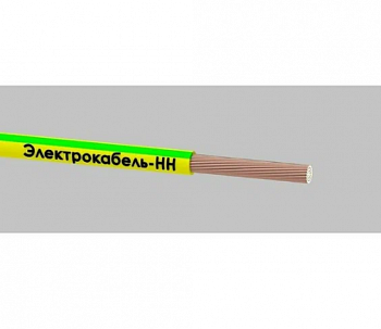 Провод ПуГВ 1х1.5 450/750В Ж/З (бухта) (м) ЭЛЕКТРОКАБЕЛЬ НН 000008271