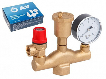 Группа безопасности котла 1", AV Engineering, арт.AVE1160101