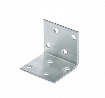 Крепежный уголок равносторонний KUR  60x60x 60 - 1 шт. SteelRex