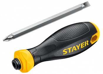 STAYER Hercules, PH2/SL6, 80 мм, переставная отвертка (2512)